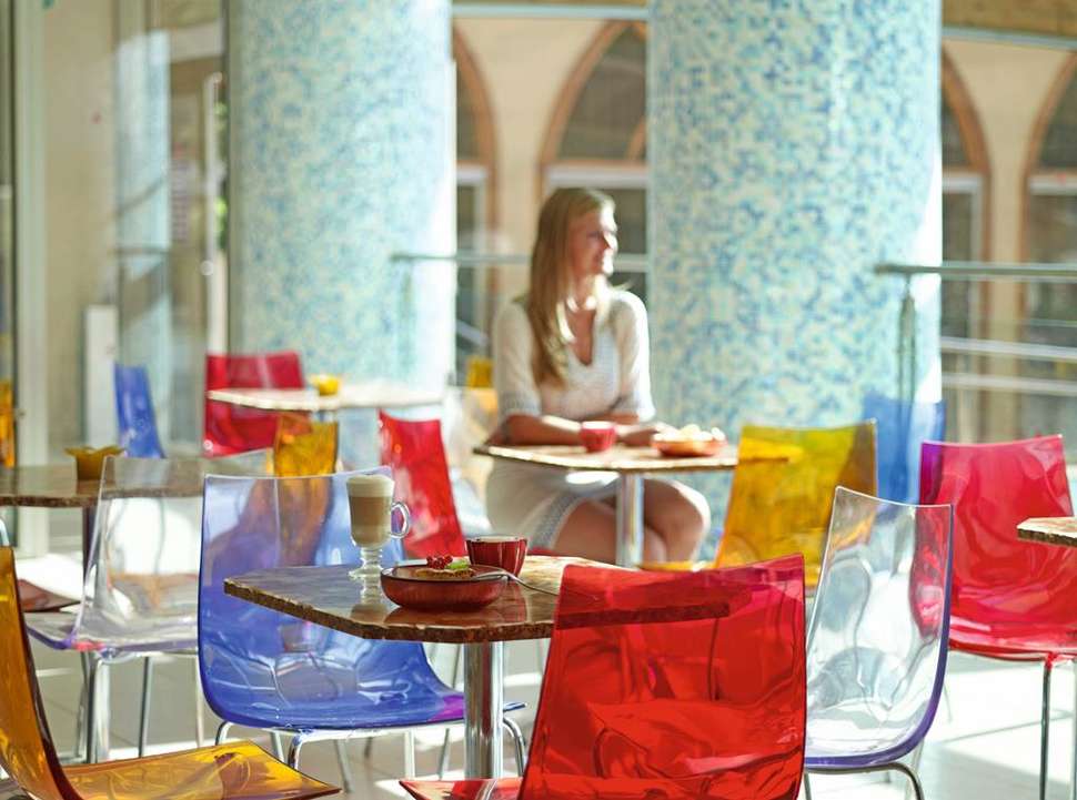 Ein Foto von den Einrichtungen im Atlantica Oasis Hotel