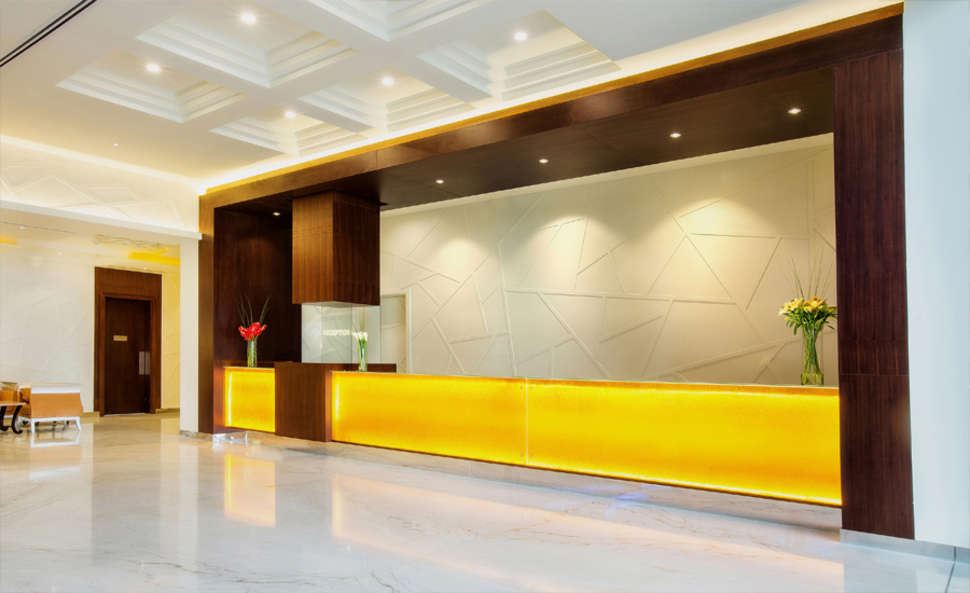 Een foto van het interieur van Marriott Hotel Production City Dubai