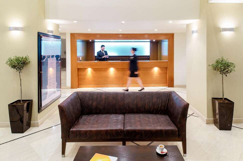 Een foto van het interieur van Mitsis La Vita Beach Hotel