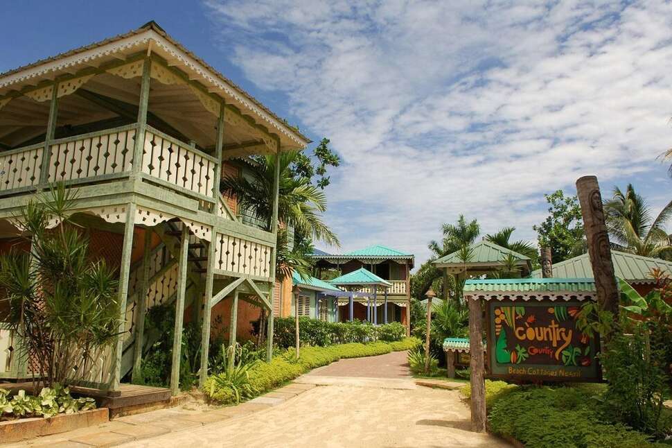 Een foto van de buitenkant van Country Country Beach Cottages
