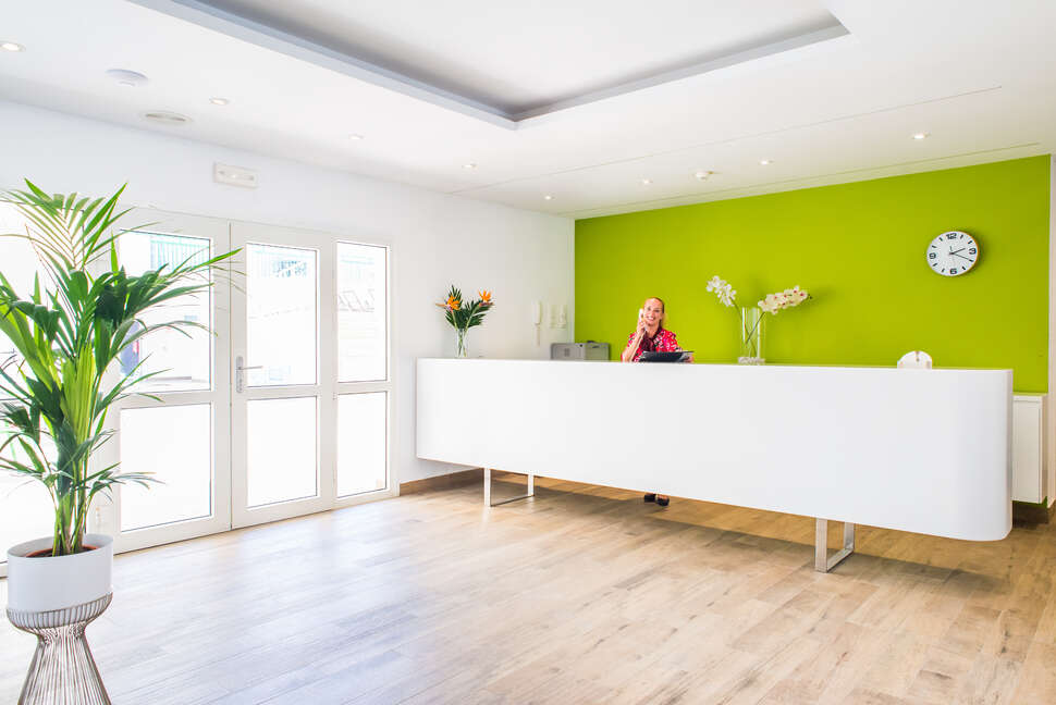 Een foto van het interieur van Appartementen Dunas Club