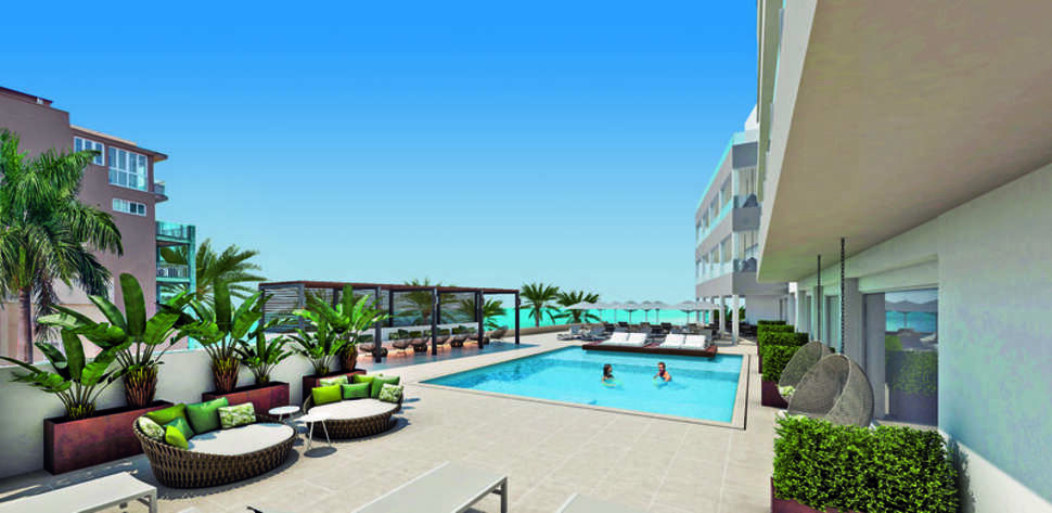 Een foto van een overzicht van Allsun Hotel Marena Beach