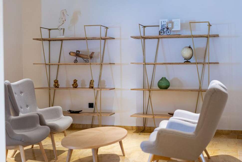 Een foto van het interieur van THB Maria Isabel