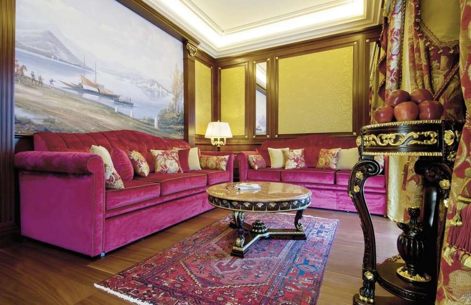 Een foto van het interieur van Hotel Splendid