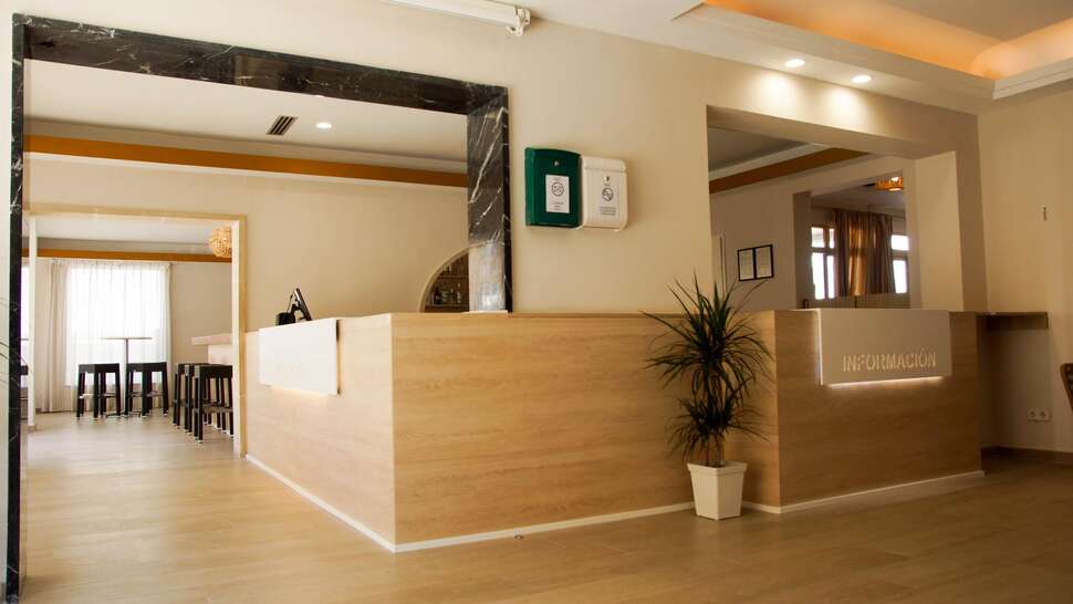 Een foto van het interieur van Hotel Iris Mallorca