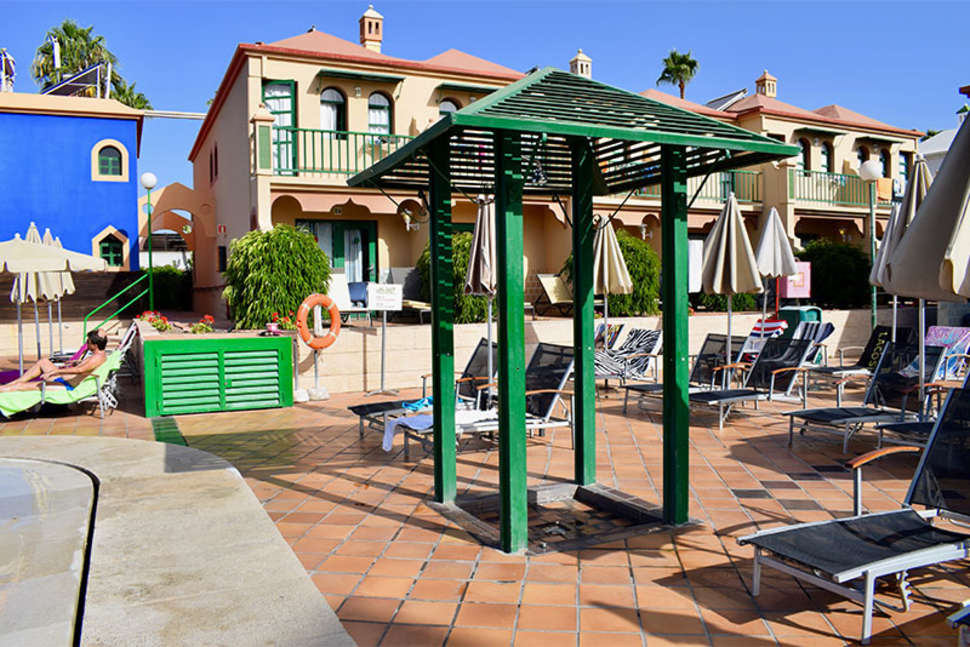 Ein Foto von der Terrasse im EO Maspalomas Resort