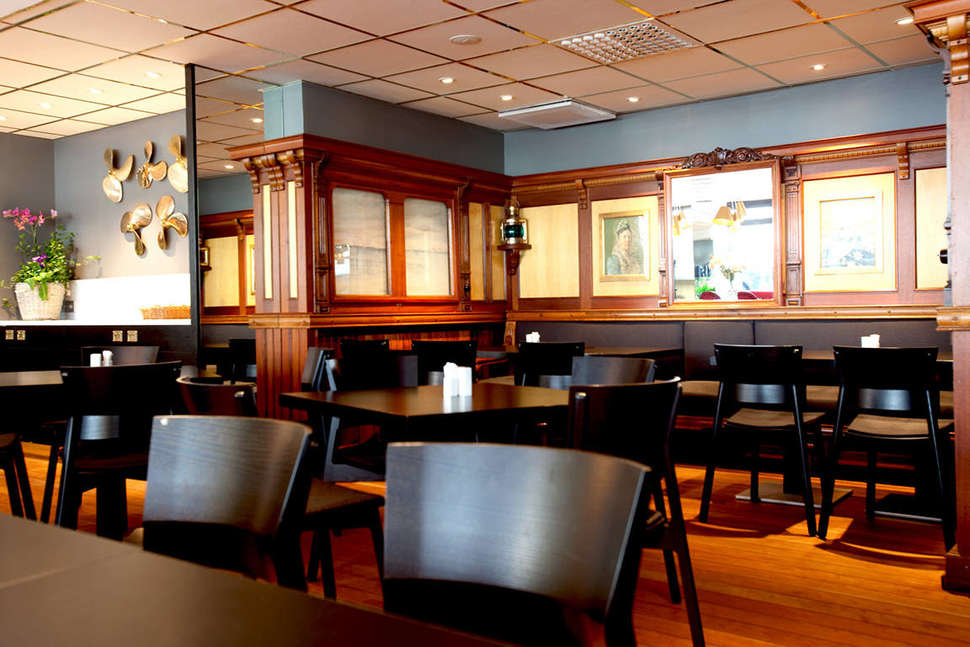Een foto van het interieur van Scandic Sjofartshotellet