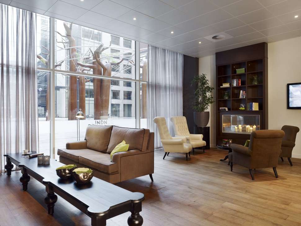 Een foto van het interieur van Lindner WTC Hotel & City Lounge