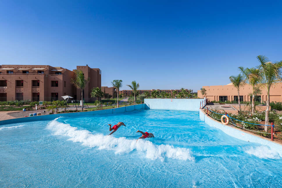 Een foto van het zwembad bij Aqua Mirage Marrakech