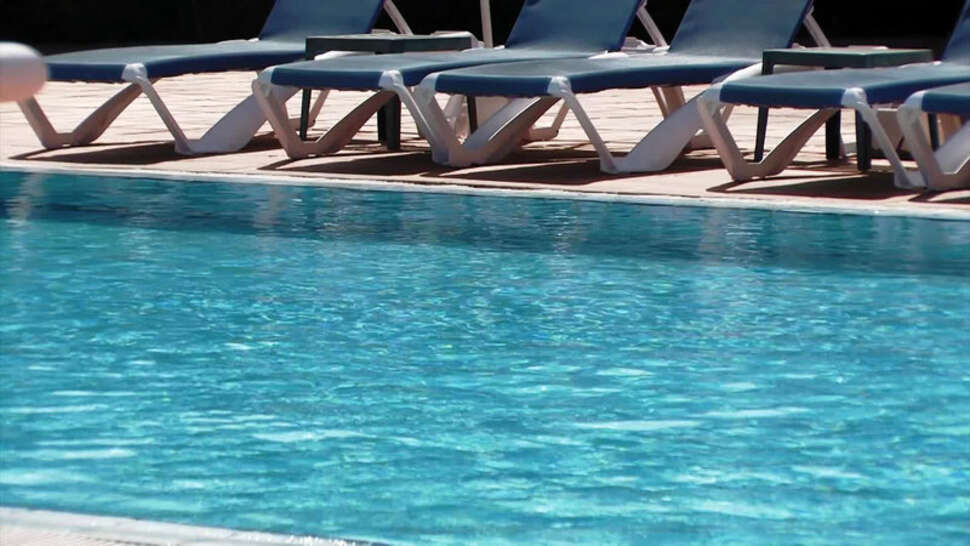 Ein Foto vom Pool im Quinta Do Estreito