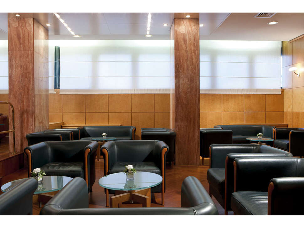 Een foto van het interieur van Hotel Raffaello