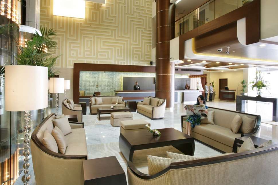Een foto van het interieur van Elite Byblos Hotel