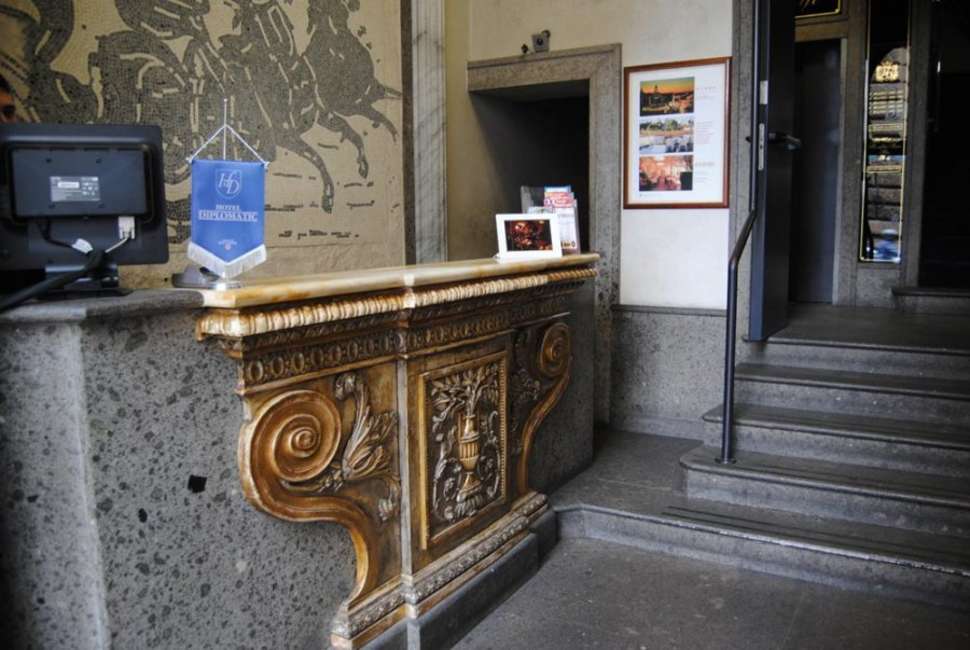 Een foto van het interieur van Hotel Zone