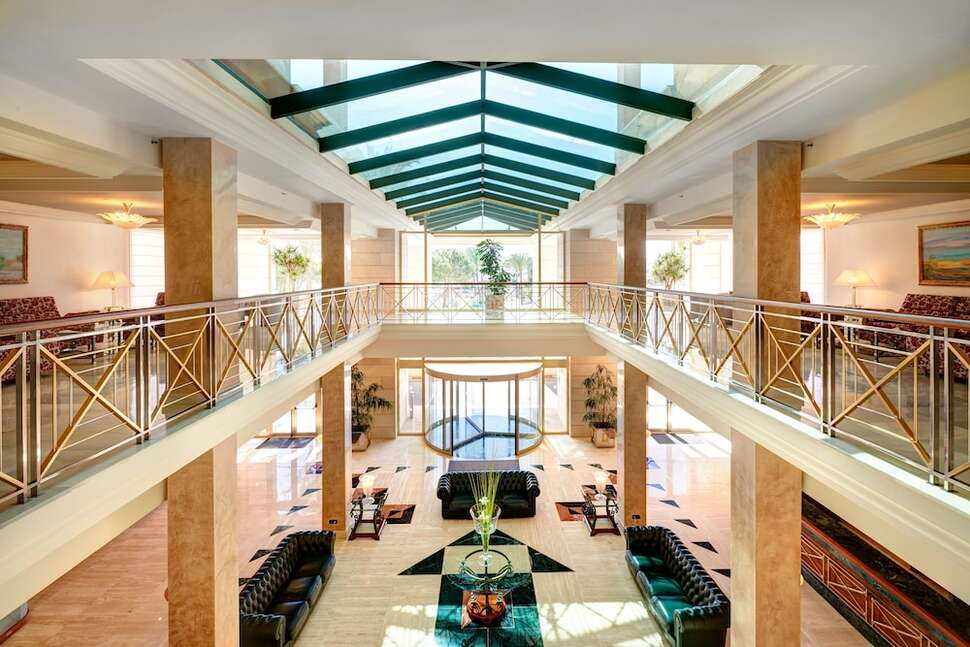 Een foto van het interieur van Hipotels Hipocampo Palace & Spa Hotel