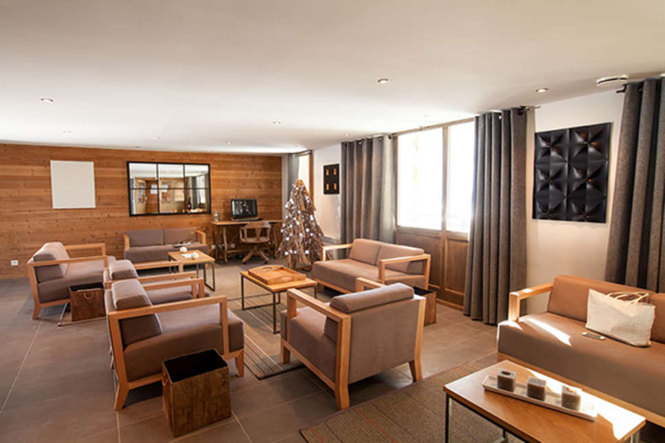 Een foto van het interieur van Les Chalets Du Soleil