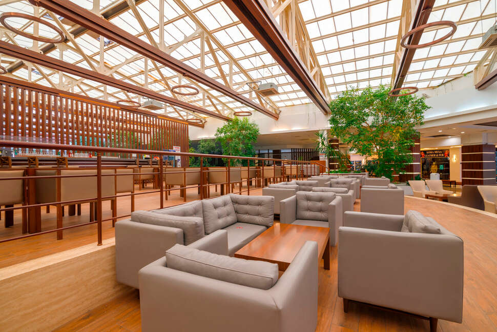Een foto van het interieur van Hotel Eftalia Marin