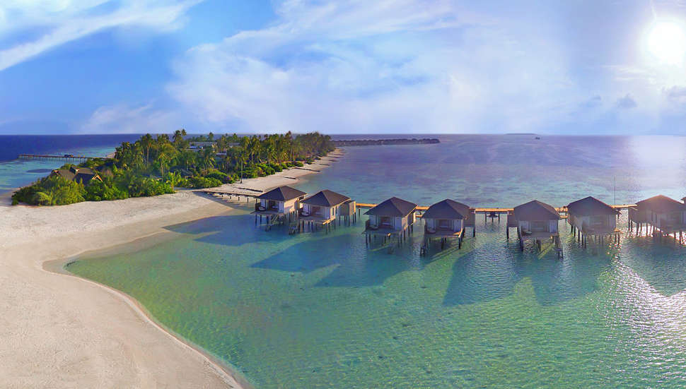 Een foto van de buitenkant van NH Collection Maldives Havodda Resort