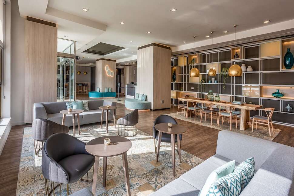 Een foto van de faciliteiten bij Hotel Cadiz Paseo del Mar