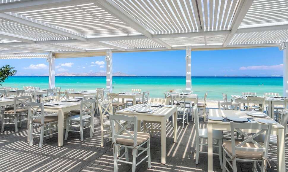 Ein Foto von den Einrichtungen im Aeolos Beach Hotel