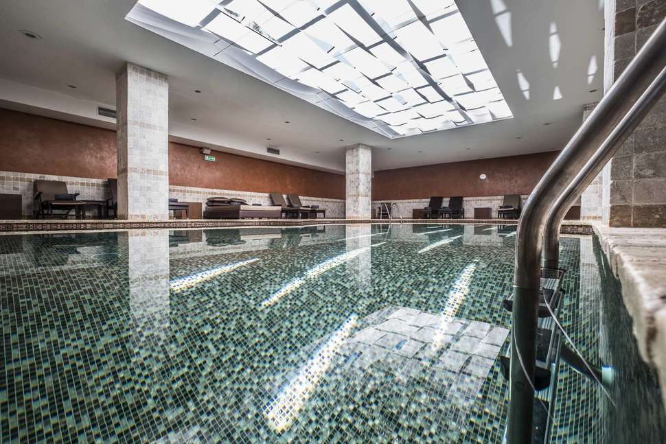 Ein Foto vom Pool im Vila Gale Albacora