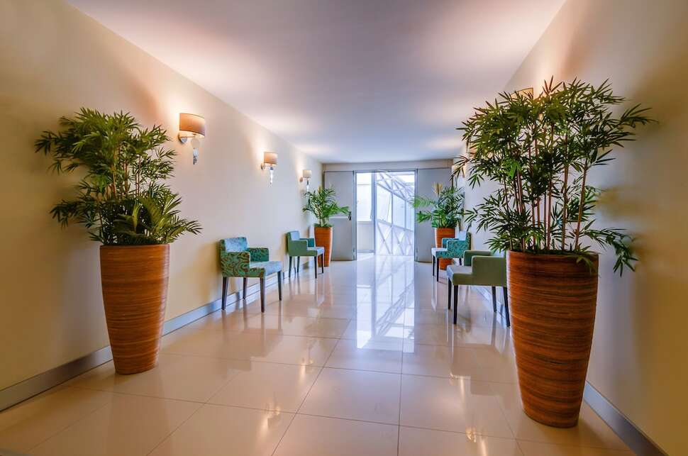 Een foto van het interieur van Hotel Lido