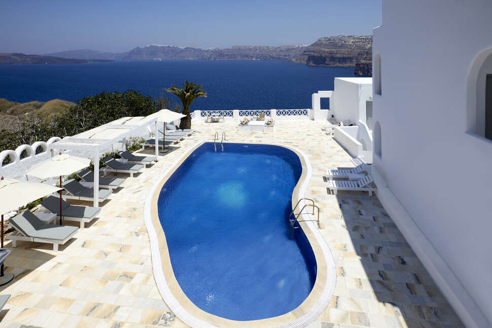 Ein Foto Santorini View Hotel