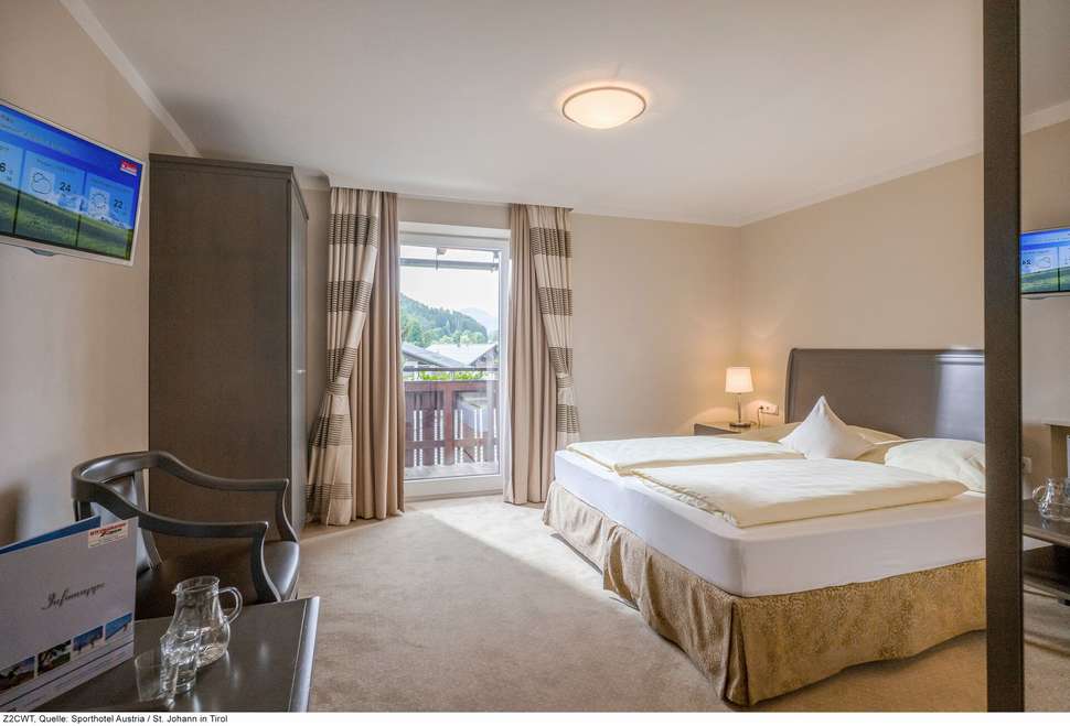Een foto van een overzicht van Sporthotel Austria