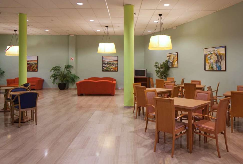 Een foto van het interieur van H-Top Royal Sun Suites