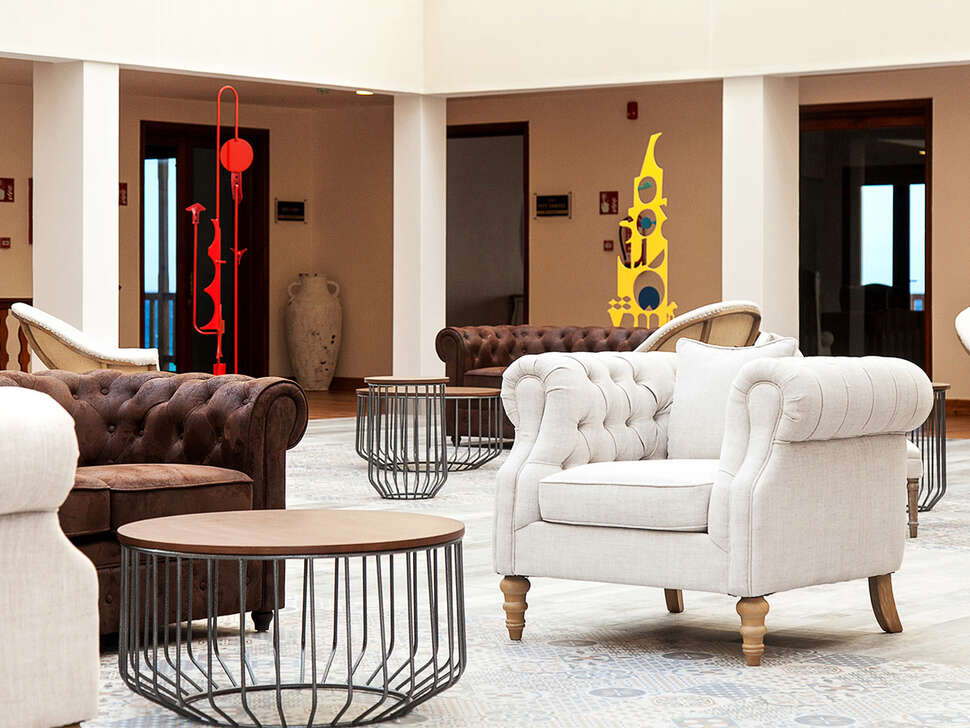 Een foto van het interieur van Hotel El Mirador de Fuerteventura