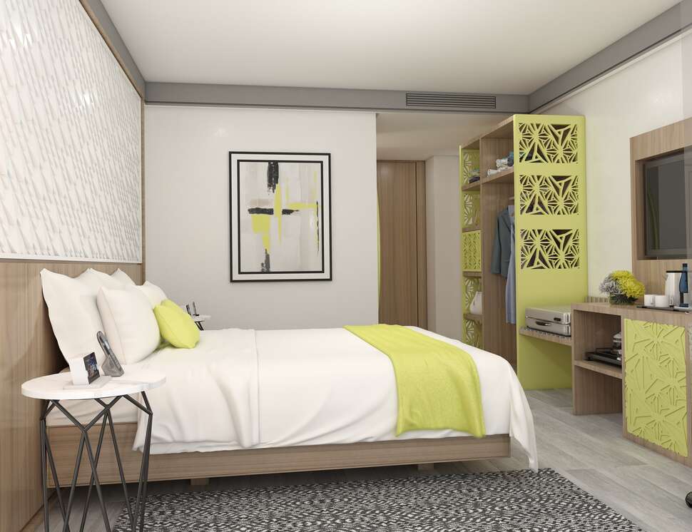 Ein Foto New hotel piscine