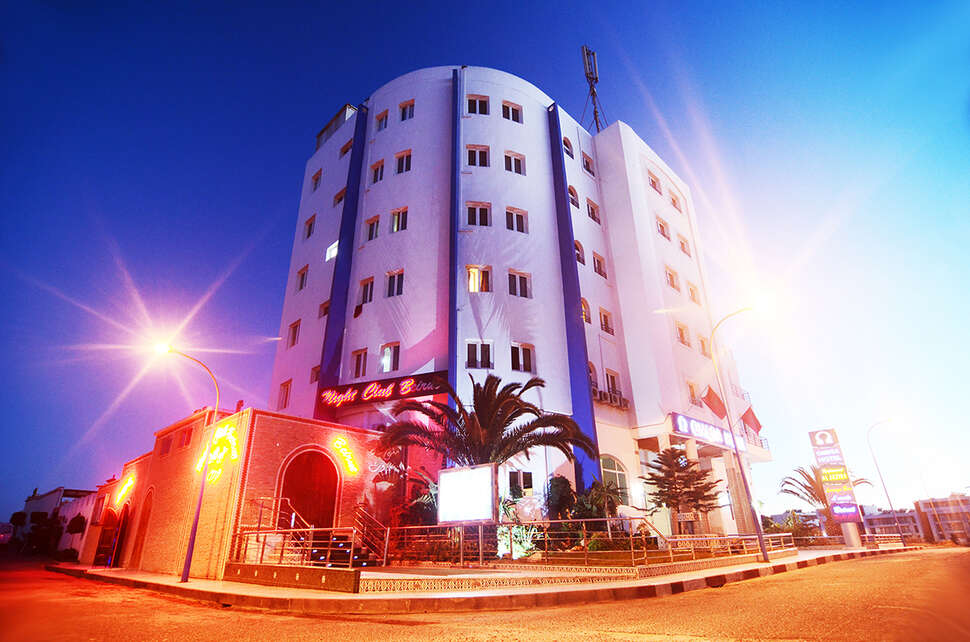 Een foto van de buitenkant van Omega Hotel Agadir