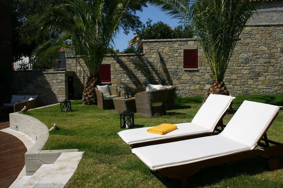 Een foto van het terras bij Sirena Residence & Spa