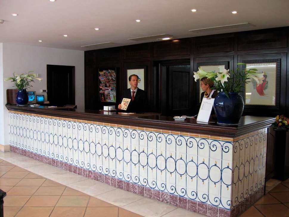 Een foto van het interieur van Seaside Grand Hotel Residencia