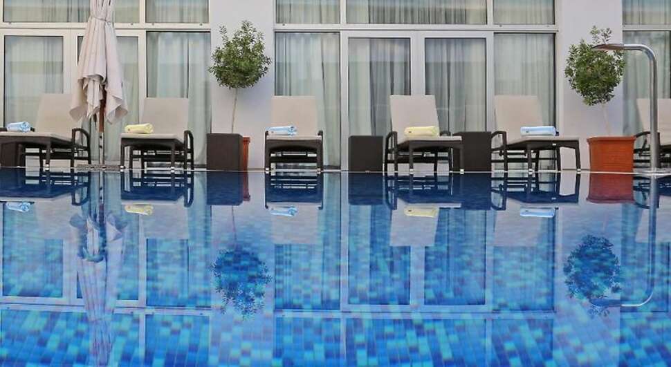 Een foto van het zwembad bij Hotel Lero