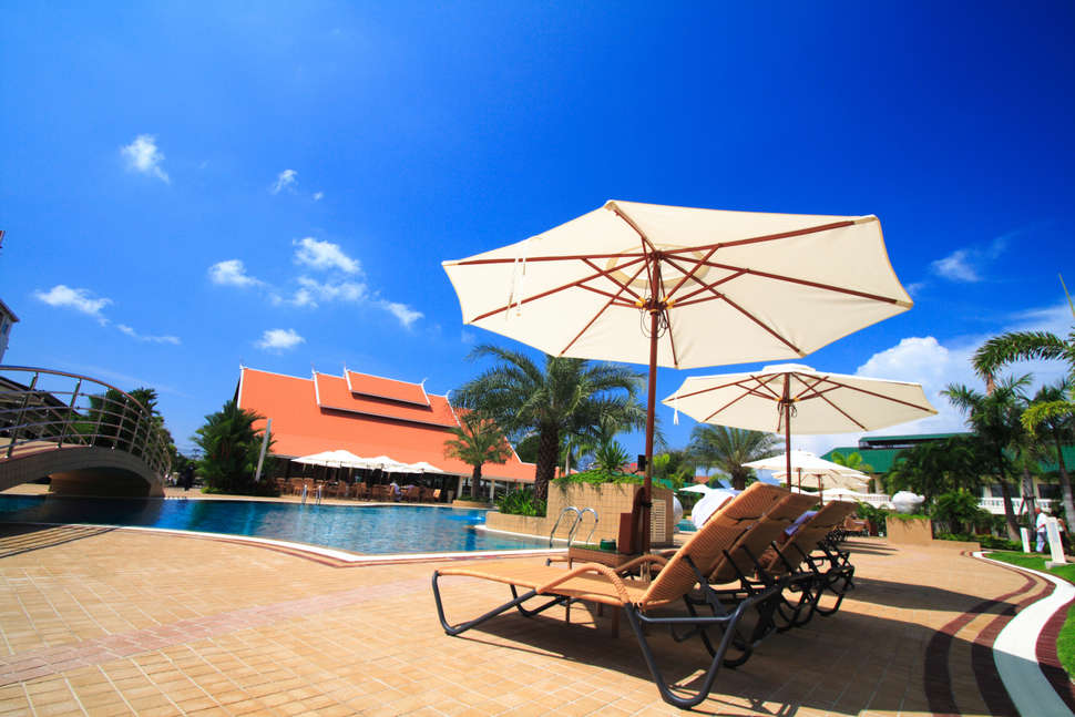 Een foto van het zwembad bij Thai Garden Resort