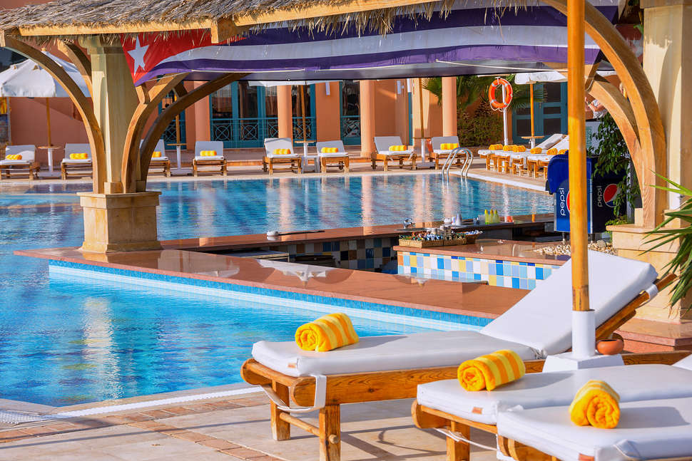Een foto van het zwembad bij The Chedi El Gouna