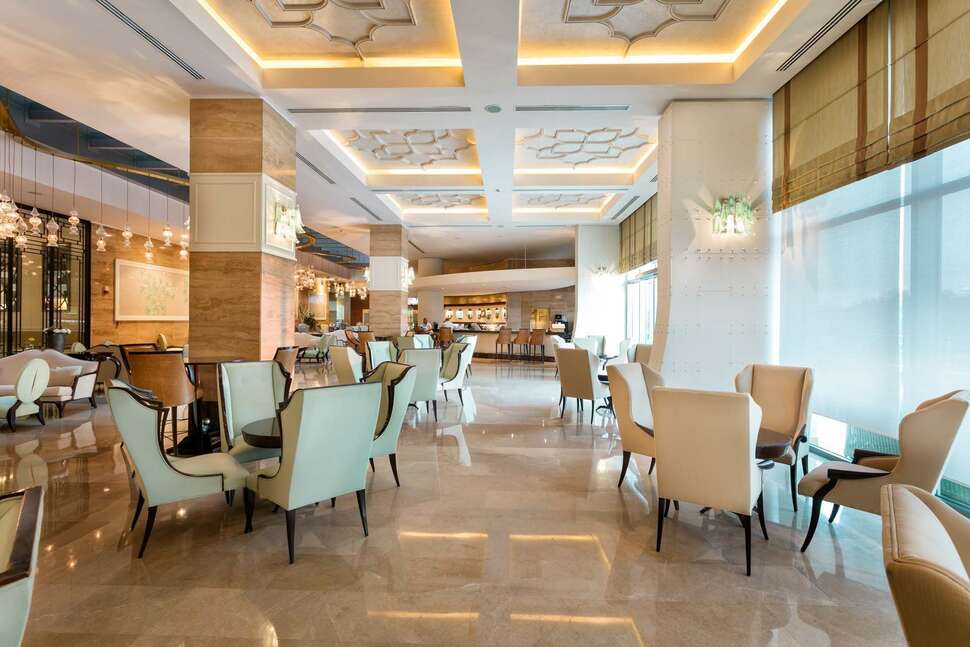 Een foto van het interieur van Titanic Deluxe Lara