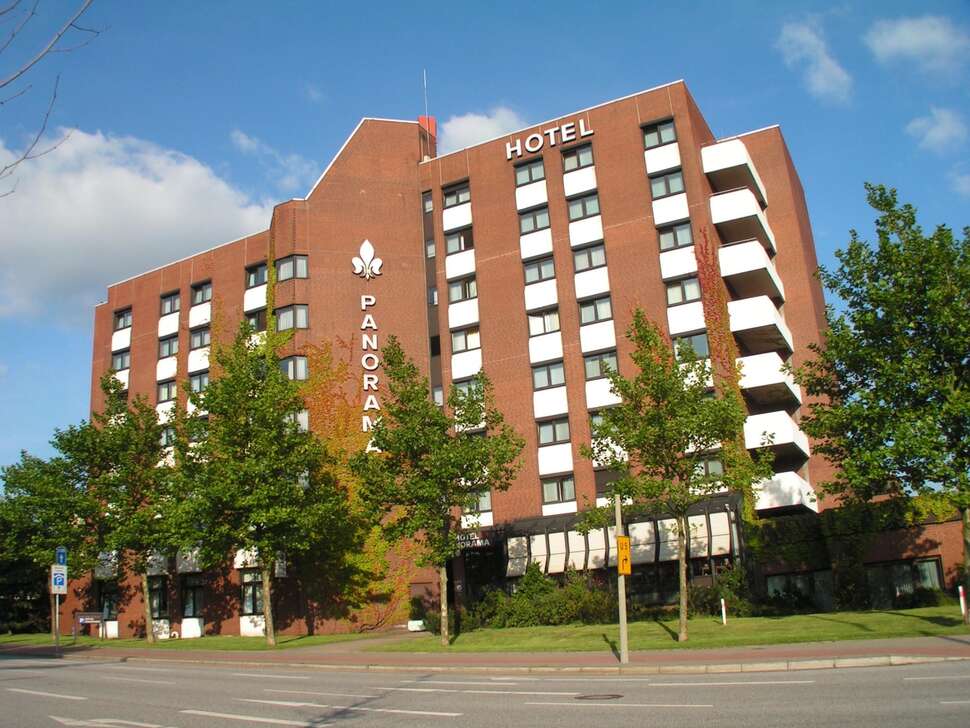 Ein Foto von der Außenansicht des Hotel Panorama Billstedt Hamburg