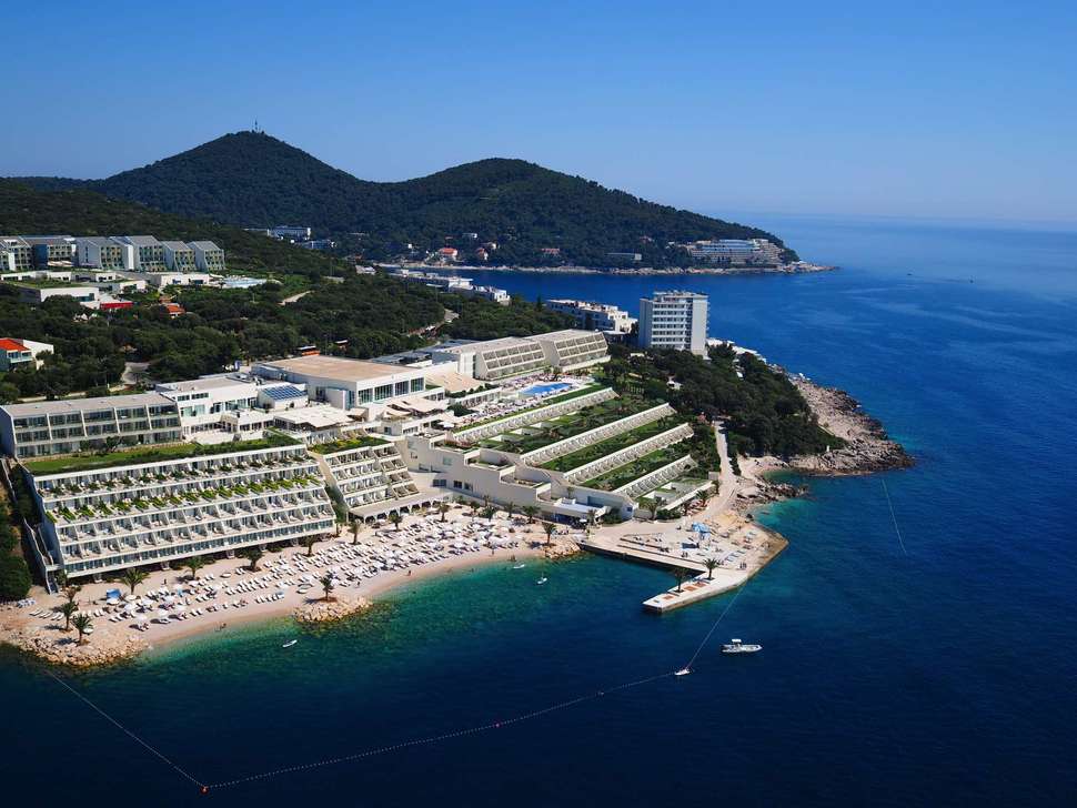 Een foto van de buitenkant van Valamar Dubrovnik President Hotel