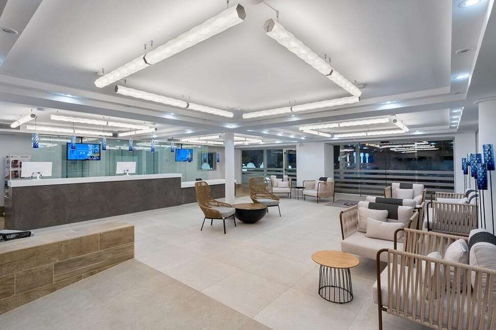 Een foto van het interieur van Hotel Vibra Cala Tarida