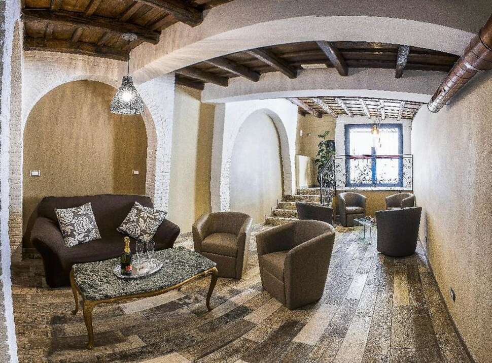 Een foto van het interieur van Hotel Anfiteatro Flavio