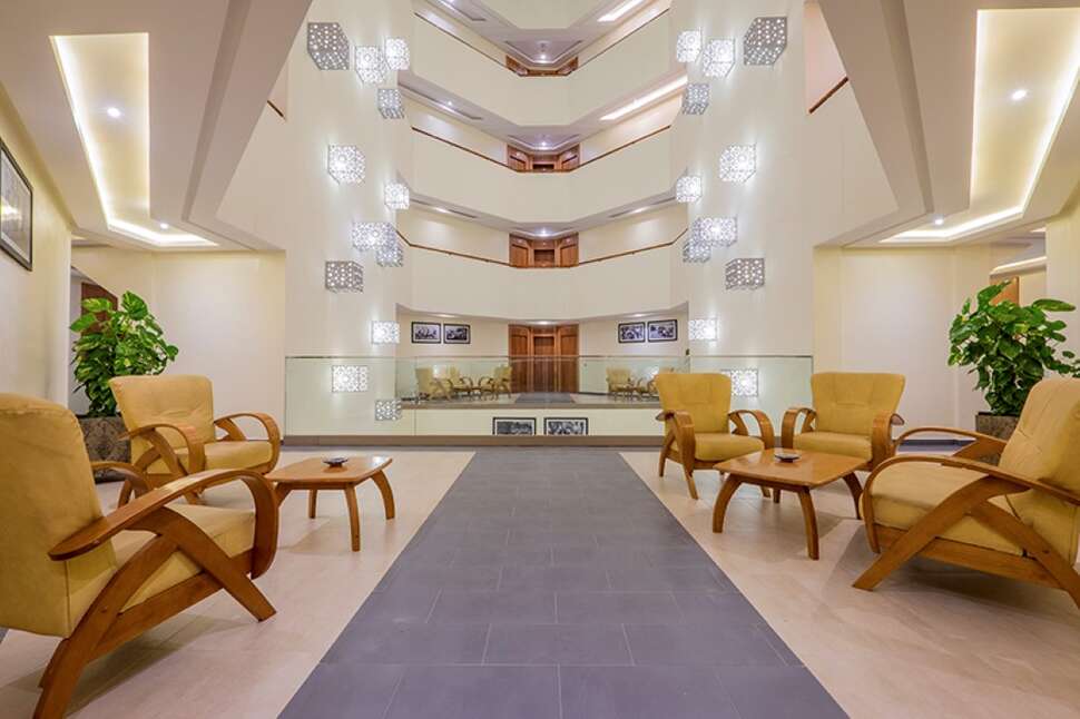 Een foto van het interieur van Hotel Ayoub