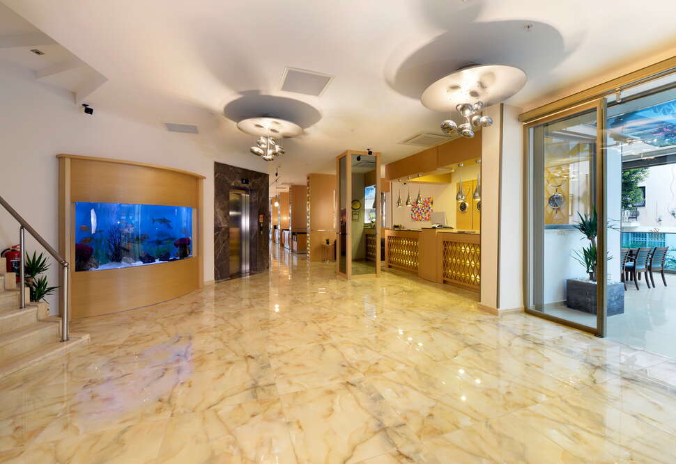 Een foto van het interieur van Aurasia Design Hotel
