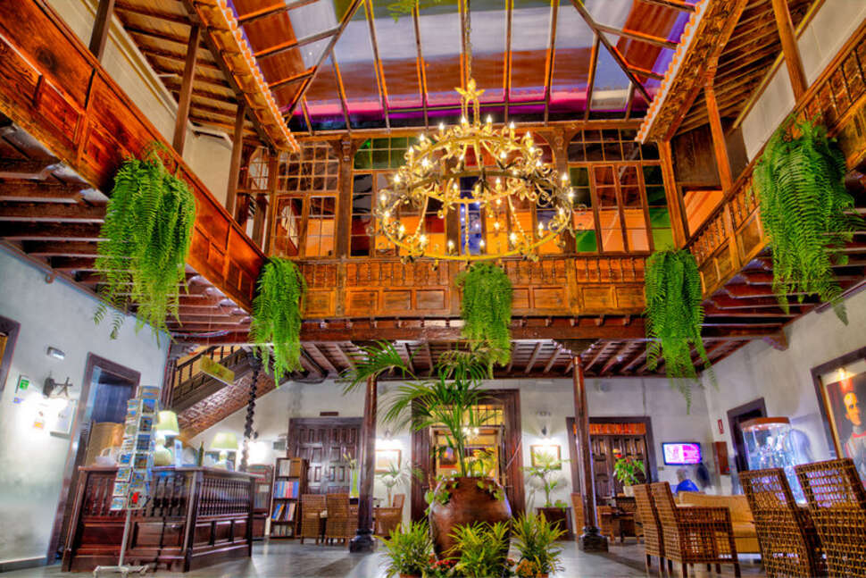 Een foto van het interieur van Hotel Marquesa