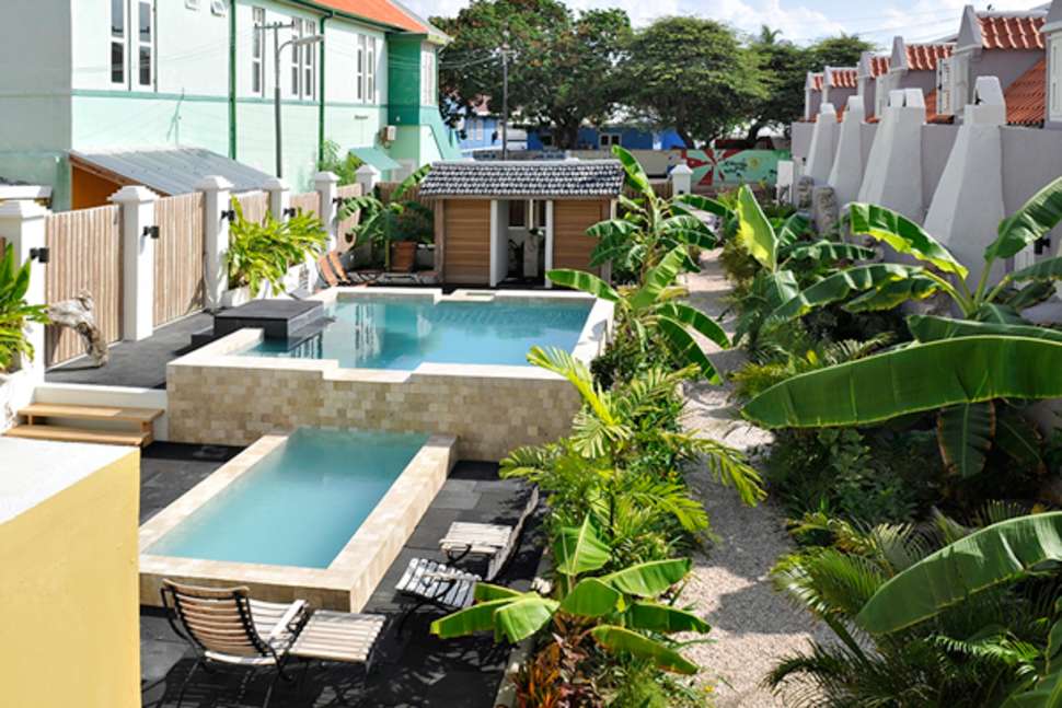 Een foto van het zwembad bij Pietermaai Boutique Hotel