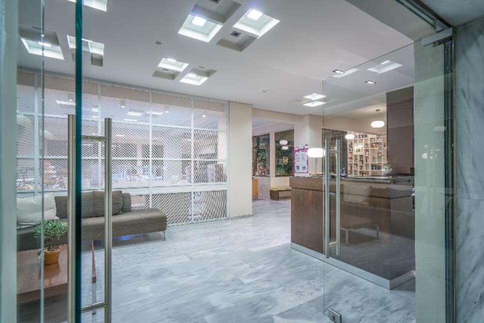 Een foto van het interieur van Castelli Hotel