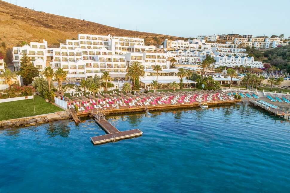 Een foto van het strand bij Agaya Bodrum