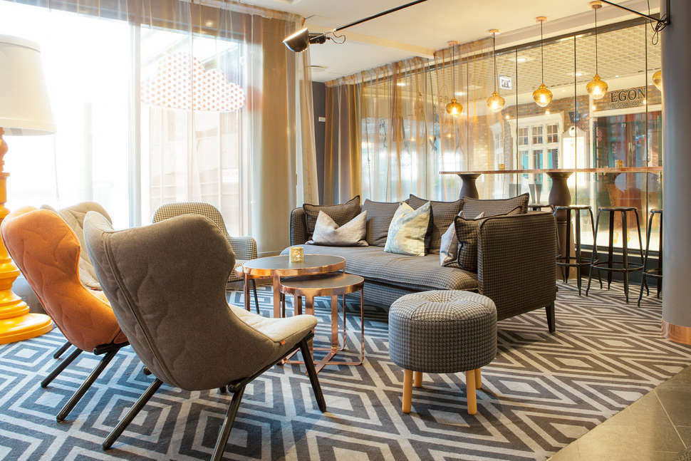 Een foto van het interieur van Scandic Byporten
