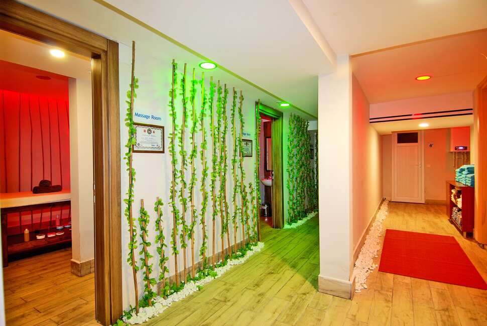 Ein Foto von den Einrichtungen im Kleopatra Ramira Hotel