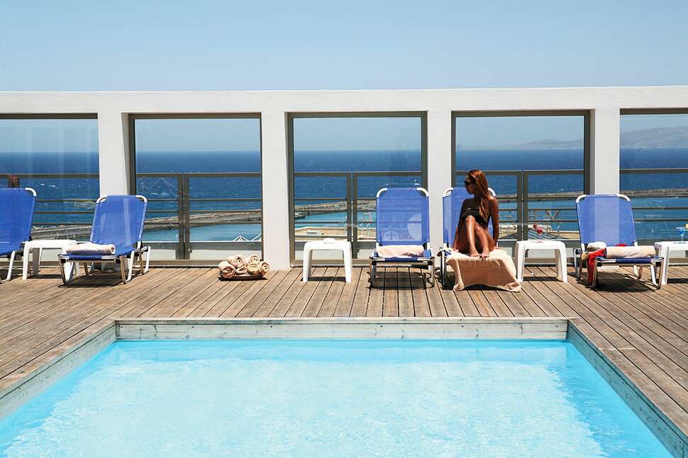 Een foto van een overzicht van Aquila Atlantis Hotel